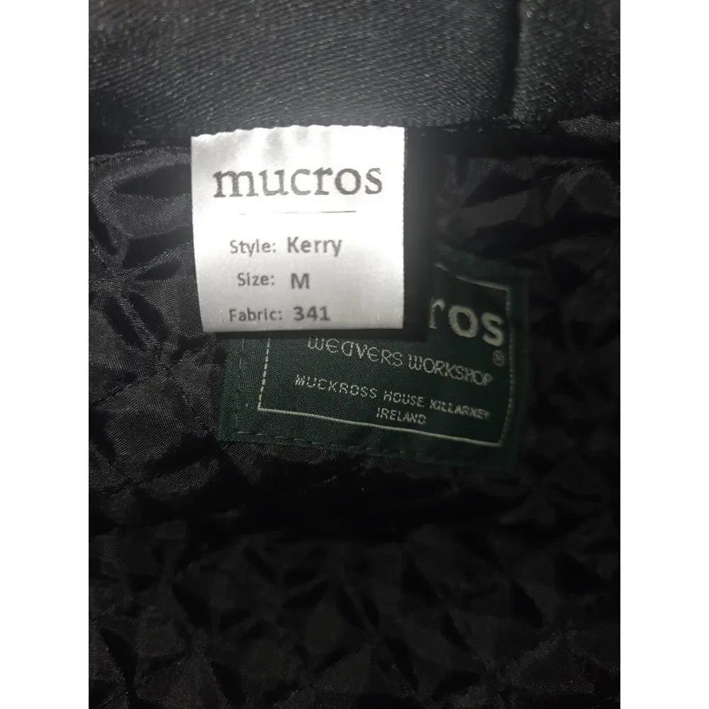 Mucros Weavers Kerry Cap Traditional Irish Flat Cap 100% Wool Medium Ireland - Picture 5 of 6